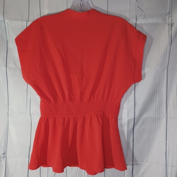 Monteau v-neck faux wrap top - Picture 7 of 9